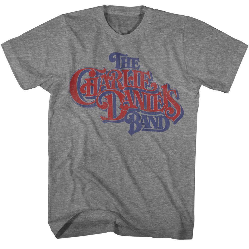 Charlie Daniels Band Band Logo Graphite Heather T Shirt